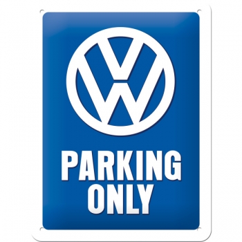 Blechschild - VW parking - 15 x 20 cm