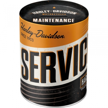 Spardose - Harley Davidson Service - mattiert