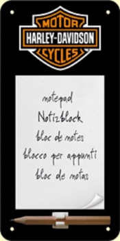 Magnetic notepads - Harley Davidson - 10 x 20 cm