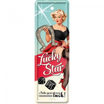 Metal bookmarks - Lucky Star - 5x15 cm