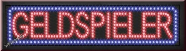 LED Sign Geldspieler 93x23 cm