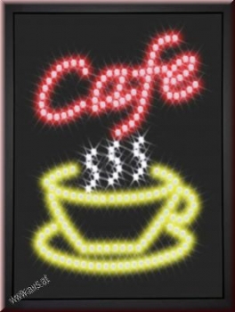 LED Sign Cafe Cup