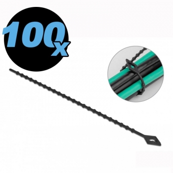 Kabelbinder Breite 7.6 mm Länge 120 mm schwarz