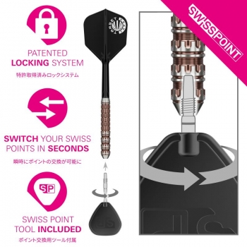 Preview: Steel Dartset Prime Serie George Nishitani GEN 6 90%