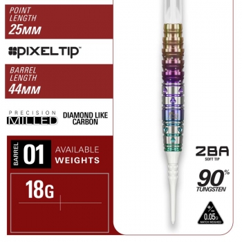 Preview: Soft Darts Set Prime Serie Mayo GEN7 2bA 18G 2025