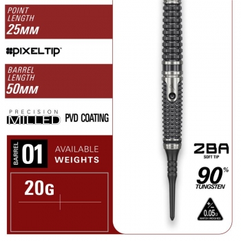 Preview: Soft  Dartset „Paul Lim – The Legend – GEN 9 90 – Ein Klassiker im neuen Gewand