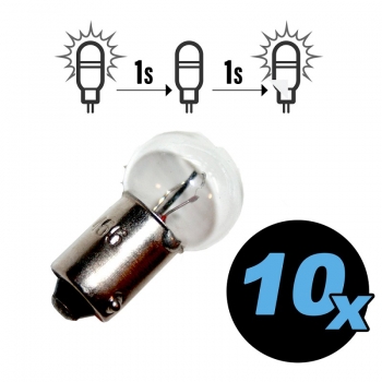Flipper Blink Lampe BA9s GE 455, 24-6591