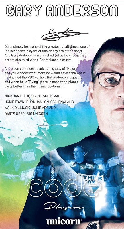 A U S Onlineshop Steel Darts 3 Pcs Code Gary Anderson 90 Br