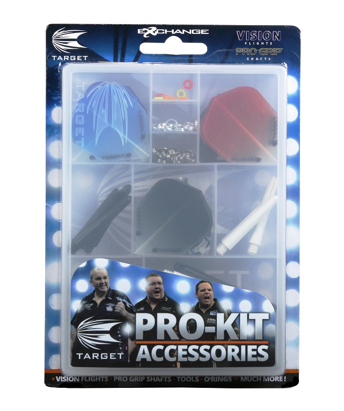 A.u.S. Zubehör Kit / Dart Equipment Pro Kit Target 132 Teile