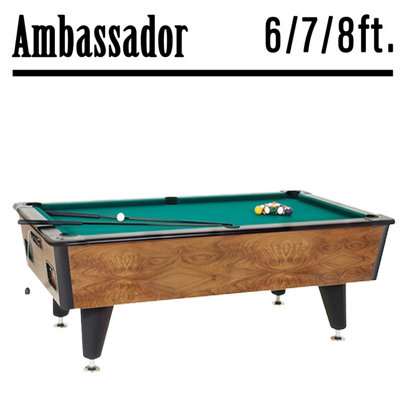 Dynamo Sedona 8' Pool Table - Coin Operated