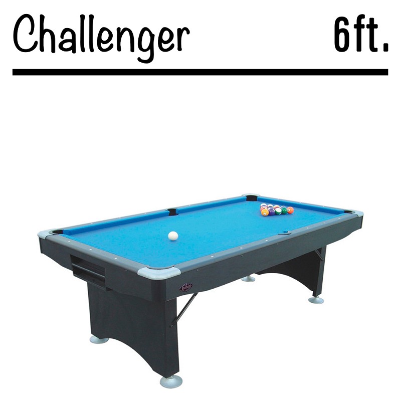 A.u.S. Onlineshop - Pool Billardtisch Challenger 6ft klappbar schwarz
