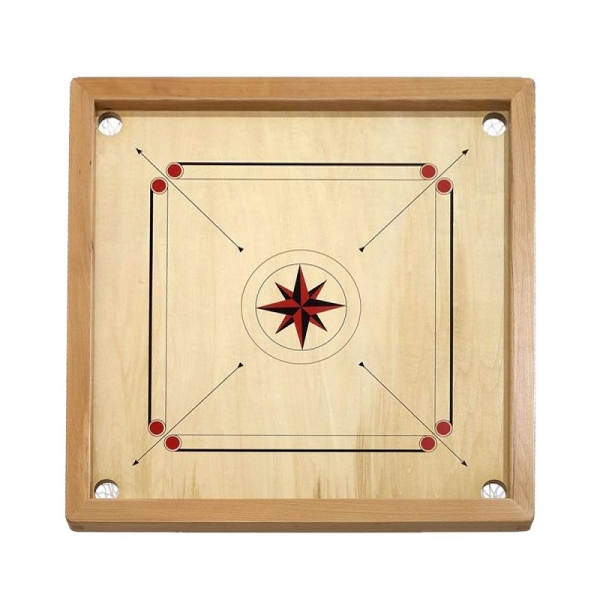 Carrom Brettspiel Linde 82 x 82 cm