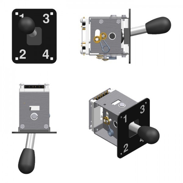 4 Speed Gear Shift for Video Driving Simulator