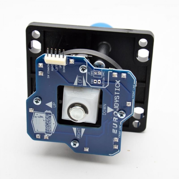 Joystick Euro V2 blauer Schaft & Knopf