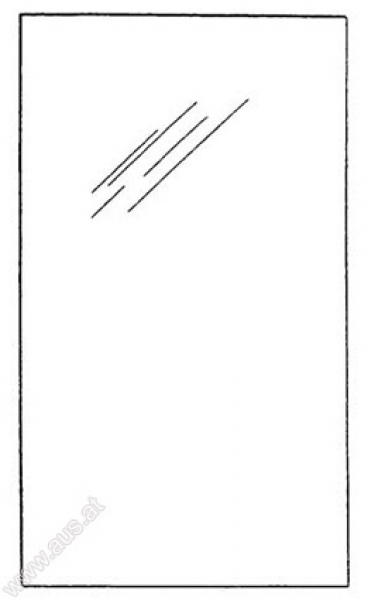 Pinball Playfieldglass 533 x 1090mm