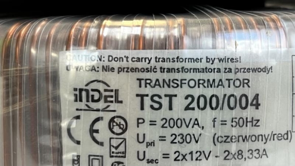Toroidal core transformer New Dart