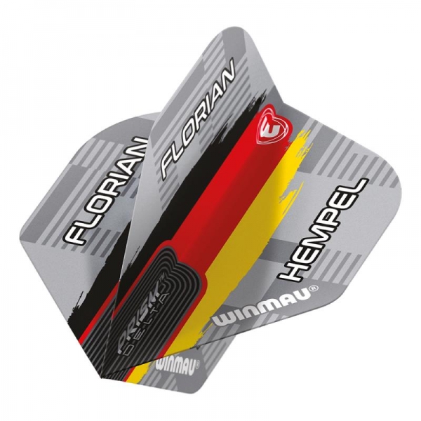 4 Flight Sets (12 pcs) Prism Delta Florian Hempel gray