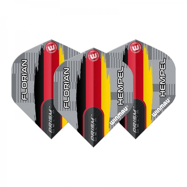 4 Flight Sets (12 pcs) Prism Delta Florian Hempel gray