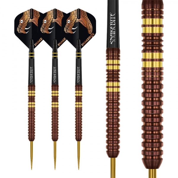 Steel Dartset Peter Wright "Snakebit" Copper Fusion