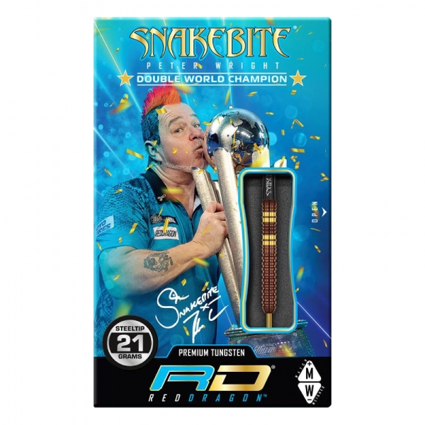 Steel Dartset Peter Wright "Snakebit" Copper Fusion