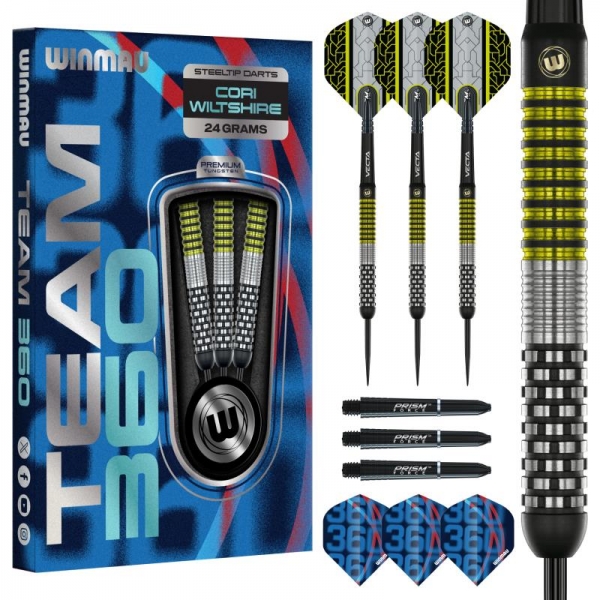 24g Steel Darts Cori Wiltshire Team 360