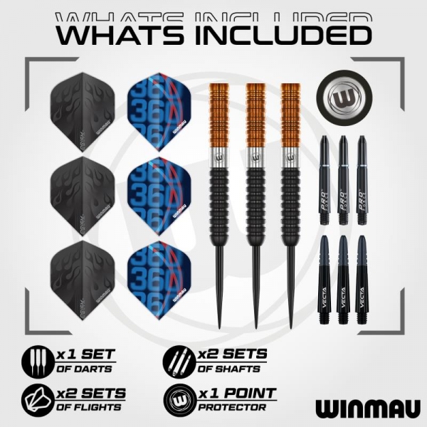23g Steel Darts Ben Townley Team 360