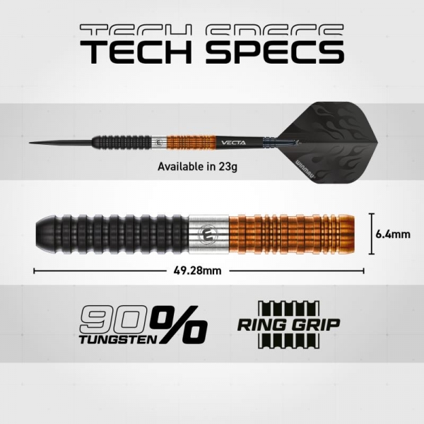 23g Steel Darts Ben Townley Team 360