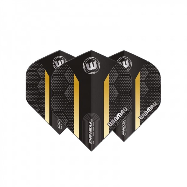Flight Set Prism Delta Alpha schwarz & gold  02 Winmau