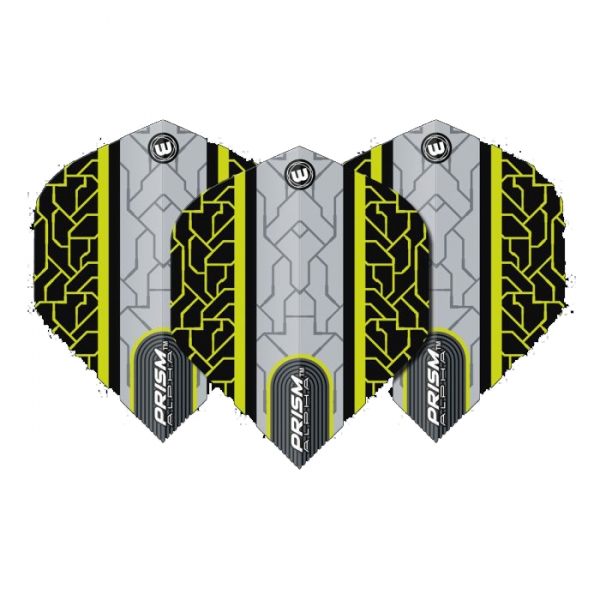 Flight Set Prism Delta Alpha schwarz & gelb  02 Winmau