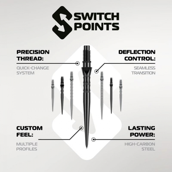 Winmau Switch Point Wave T3