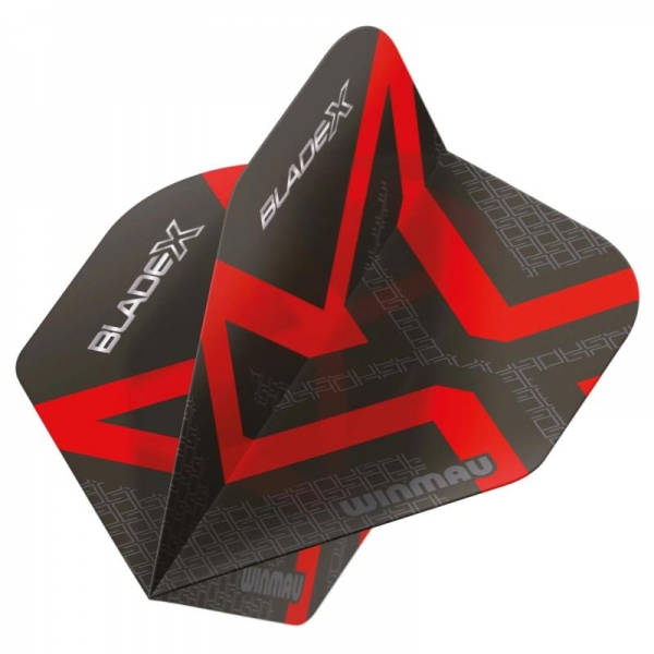 Flight Set Blade X - Prism Delta Metallic Schwarz & Rot