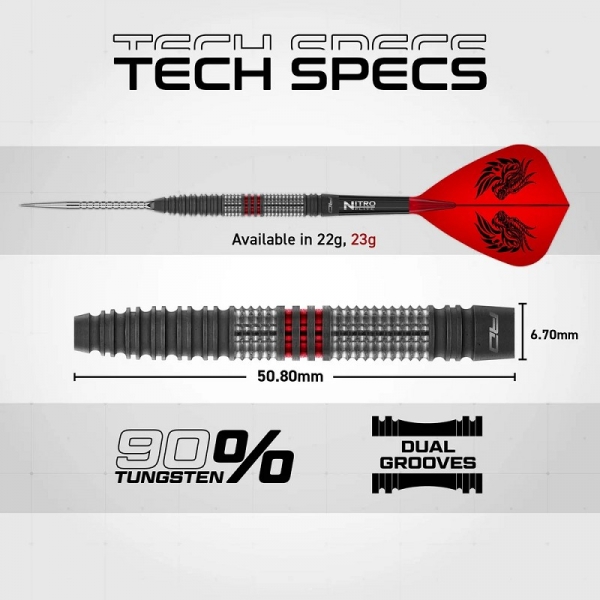 Steel Dartset Jonny Clayton Hiraeth 90% Switch Point Darts