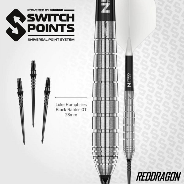 Luke Humphries TX1 Pionieer 90% Tungsten Switch Point Darts