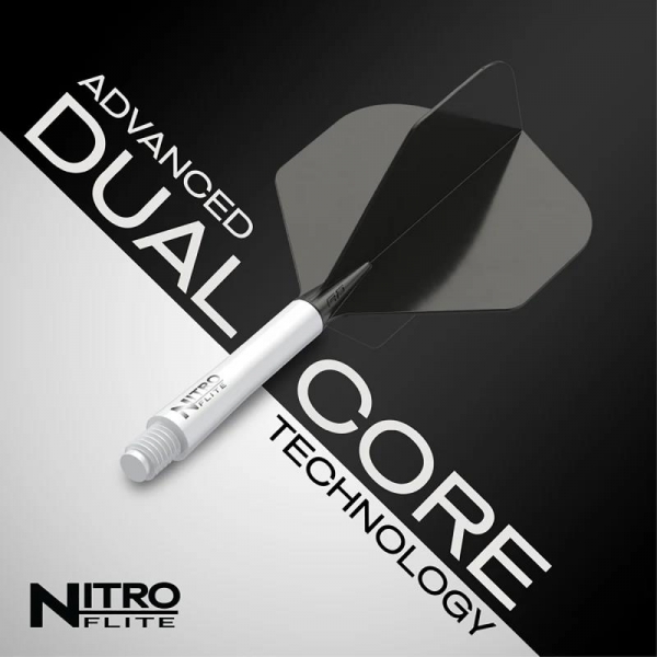 Red Dragon Nitro Flite – Schaft Weiß & Flight Schwarz (Form 02)