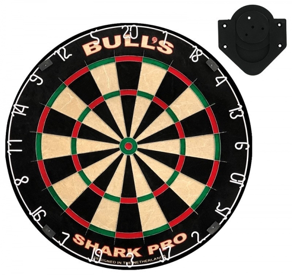 Dartboard Shark Pro inklusive Wandhalterung