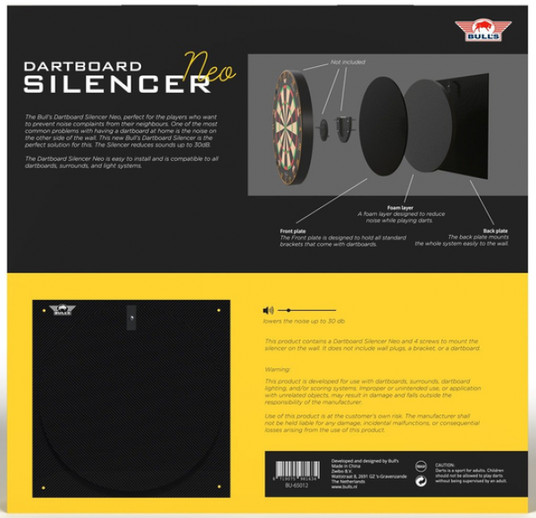 Bull’s Dartboard Silencer Neo Geräuschdämmung