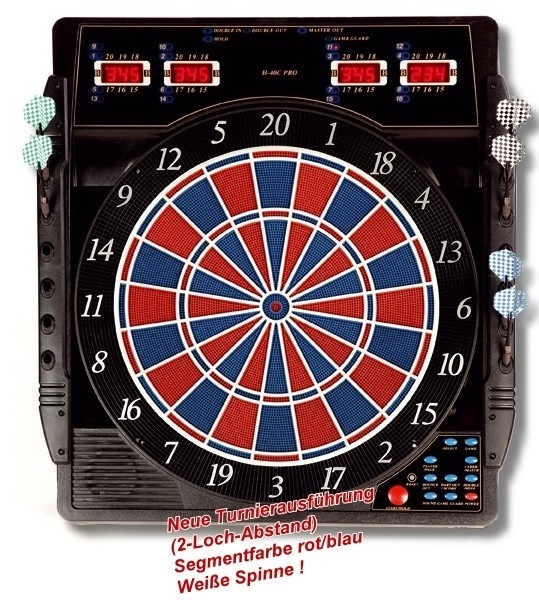 Dartautomat CB-50 with Cabinet-Tournament dimensions- 2-holes triple segments