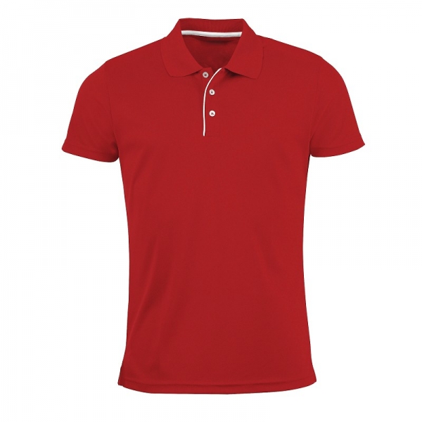 Dartprofi Sport Dartshirt rot für Männer