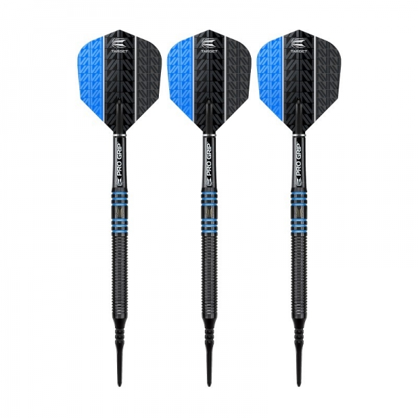 Dartset (3 Stk) Vapor8 black blau edition