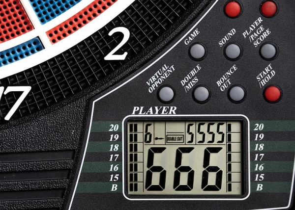 Dartautomat CB-25 LCD im Cabinet-Turniermaß in 2-Loch-Ausführung
