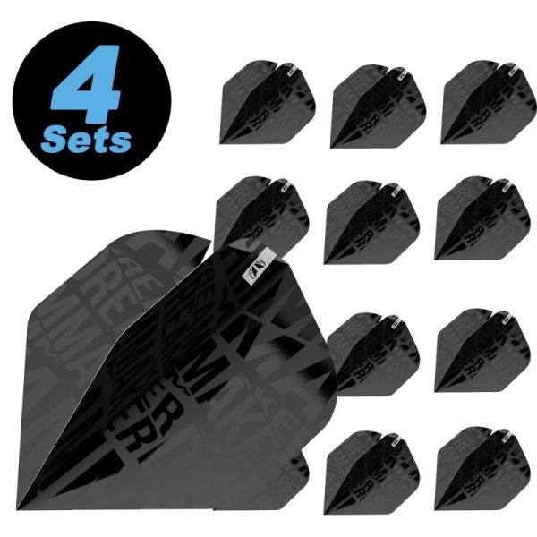 4 Flight (12 pcs) Dimitri van den Bergh black Pro Ultra N02