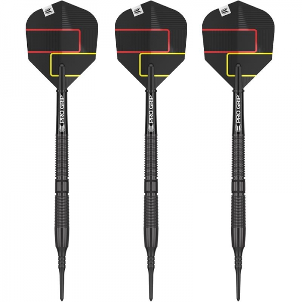 Soft Dartset (3 Stk) Gabriel Clemens 90% Black 2023 19g