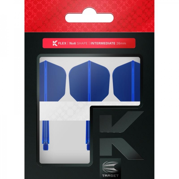 K-FLEX (3 pcs) Flight & Shaft (No 6) blue