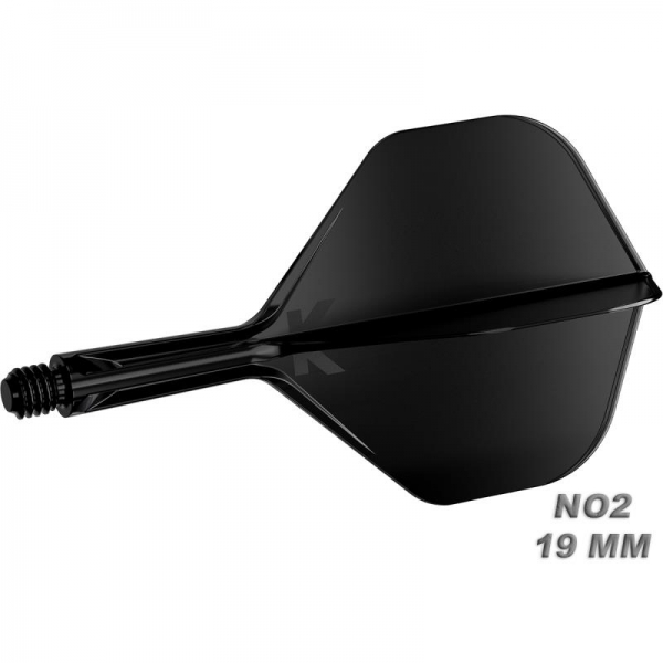 K-FLEX (3 pcs) Flight & Shaft (No 2) black polished