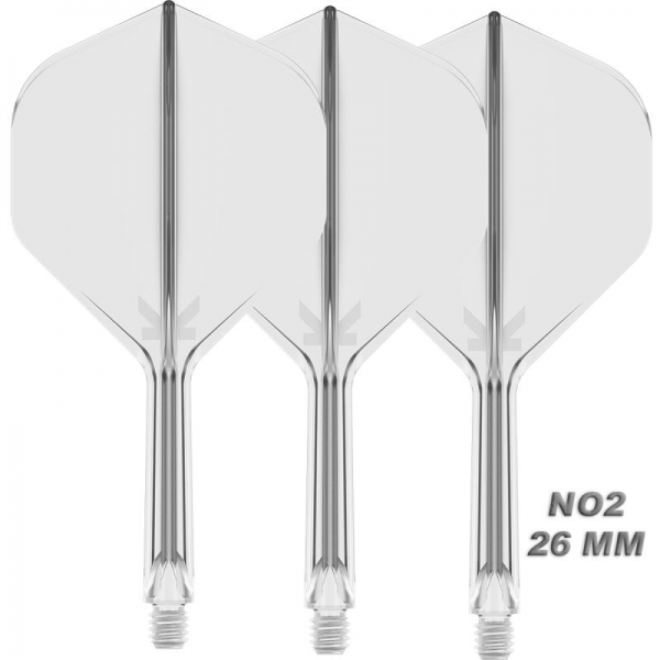 K-FLEX (3 pcs) Flight & Shaft (No 2) white