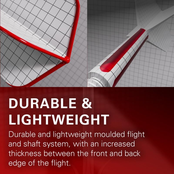 K-FLEX (3 pcs) Flight & Shaft (No 2) white