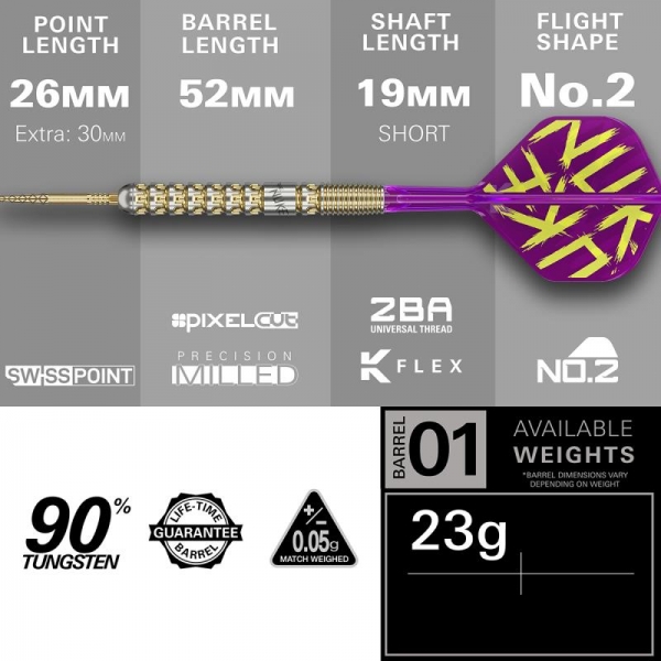 Steel Tip Darts Luke Littler G1 Prodigy 2024
