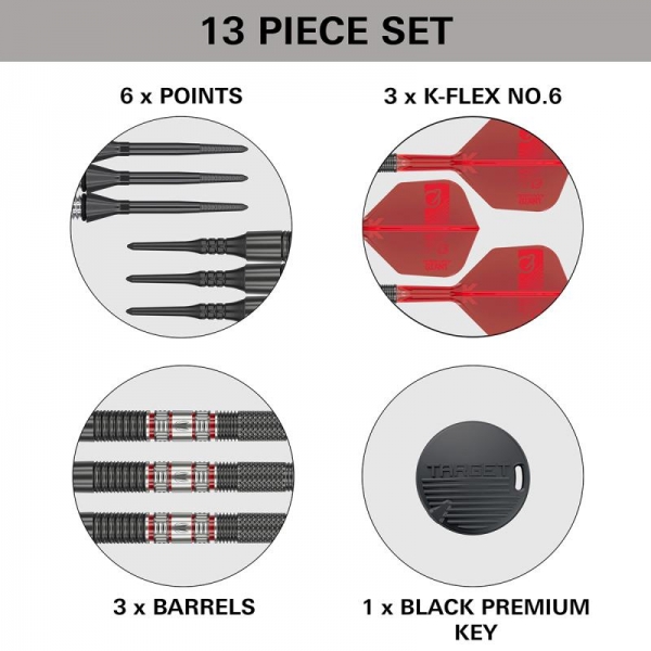 19g Dartset (3 Stk) Gabriel Clemens 95K Soft Tip
