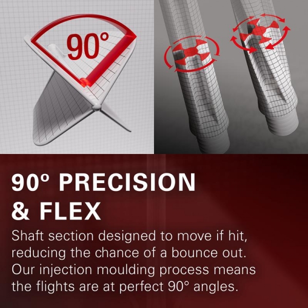 K-FLEX (3 pcs) Flight & Shaft (No 2) Raymond Van Barneveld