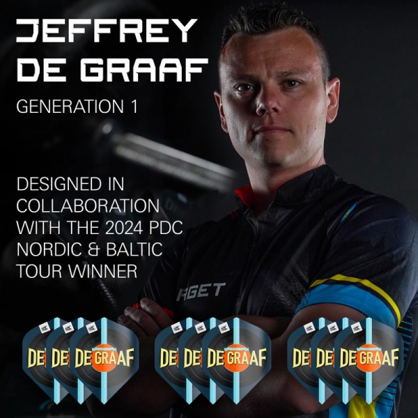 3 Flight Set (9 pcs) Jeffrey de Graaf  Pro Ultra NO 2